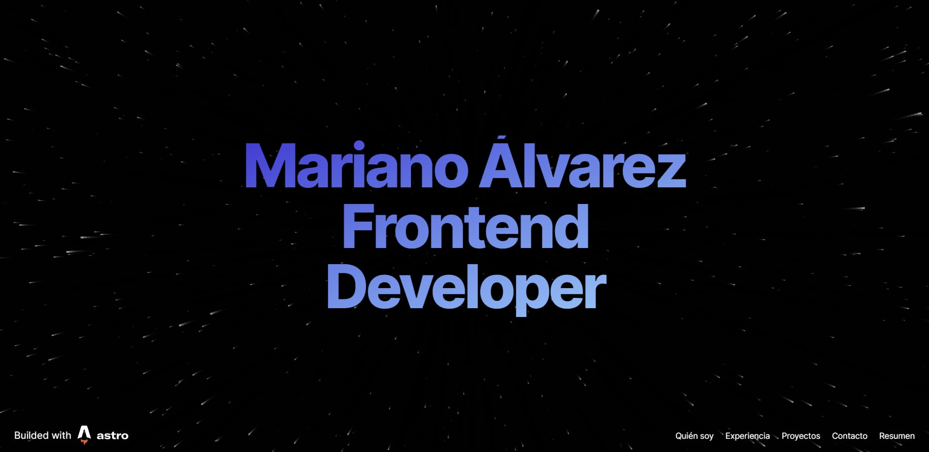 Mariano Álvarez Portfolio v1.0